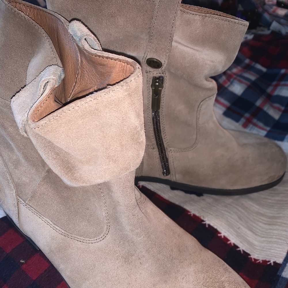 Birkenstock Sarnia Slouch Boot Taupe